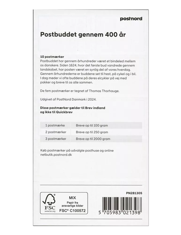 n° C2085 - Timbre DANEMARK Carnets