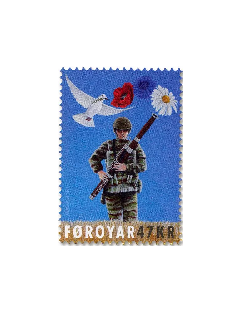 n° 1063 - Timbre ILE FEROE Poste