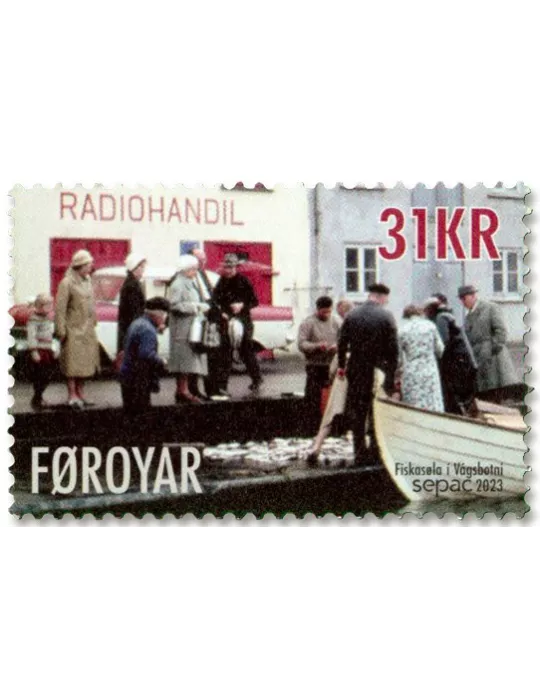 n° 1065 - Timbre ILE FEROE Poste