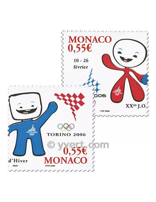 n° 2529/2530 - Timbre Monaco Poste