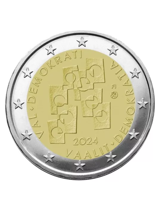 2 EURO COMMEMORATIVE 2024 : FINLANDE (Elections et Démocratie)