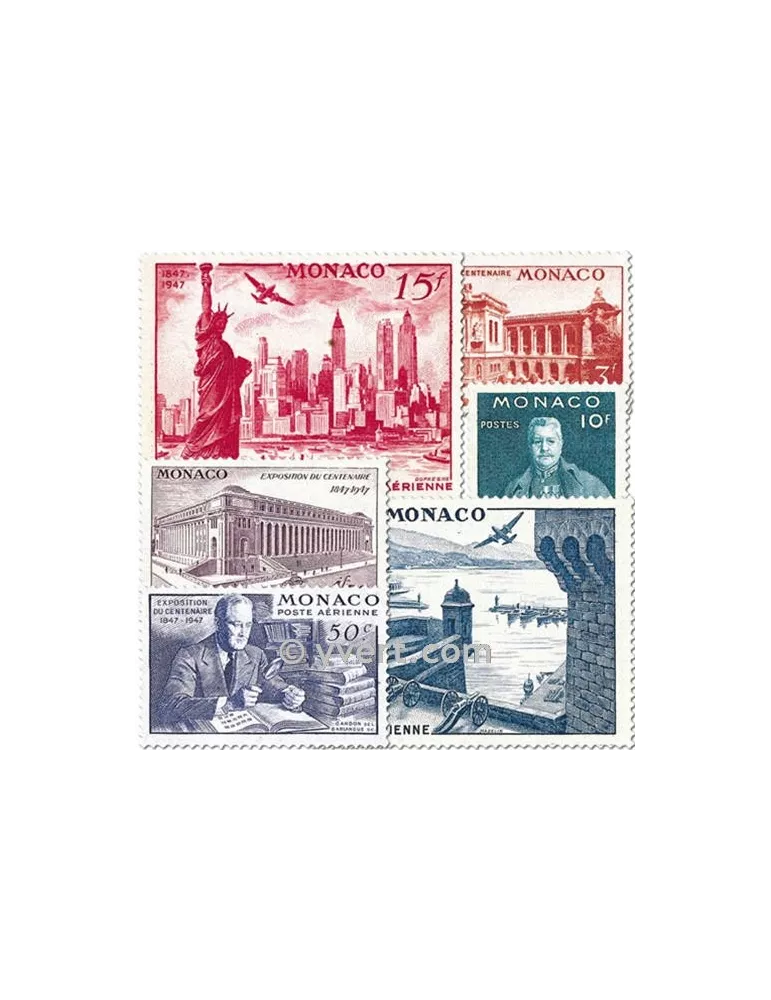 n° 22/27 - Timbre Monaco Poste aérienne