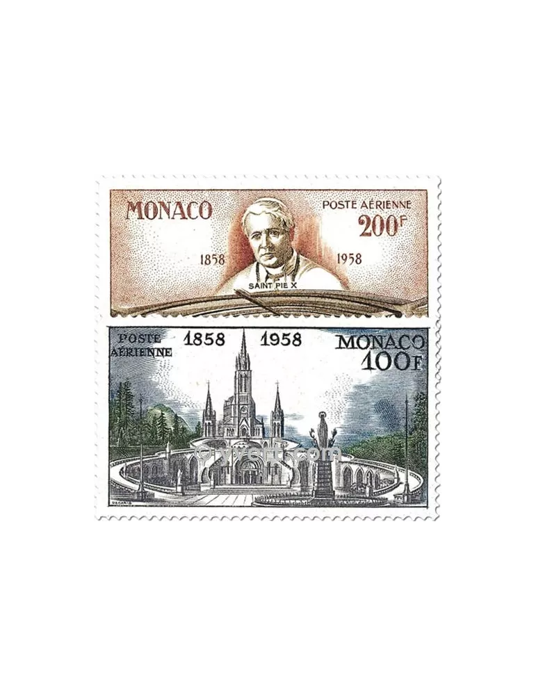 n° 69/70 - Timbre Monaco Poste aérienne
