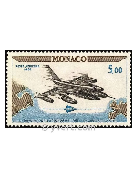 n° 82 - Timbre Monaco Poste aérienne