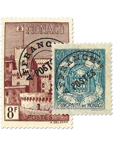 n° 1/10 - Timbre Monaco Préoblitérés 2