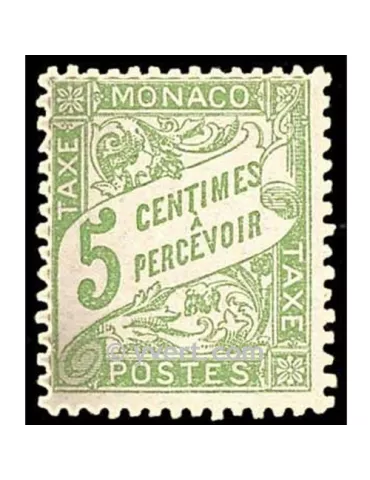 n° 2 - Timbre Monaco Taxe 2