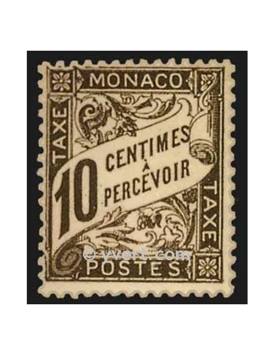 n° 4 - Timbre Monaco Taxe
