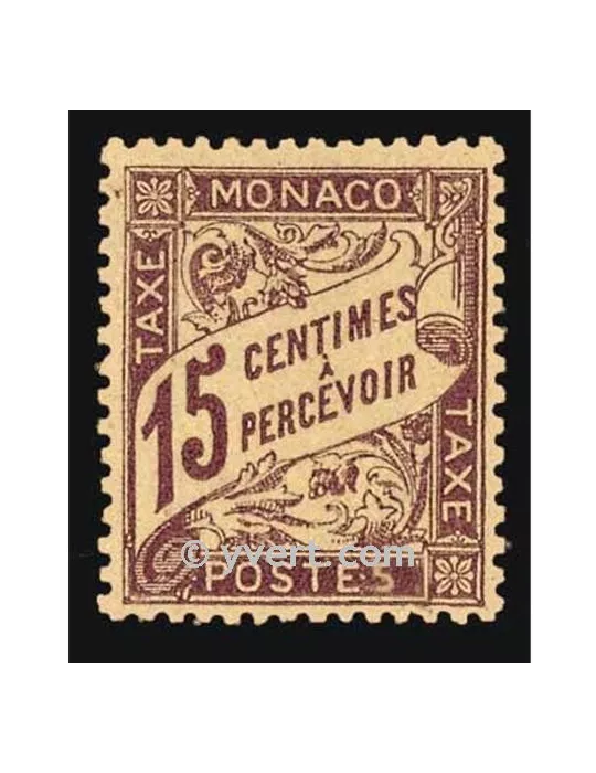 n° 5 - Timbre Monaco Taxe