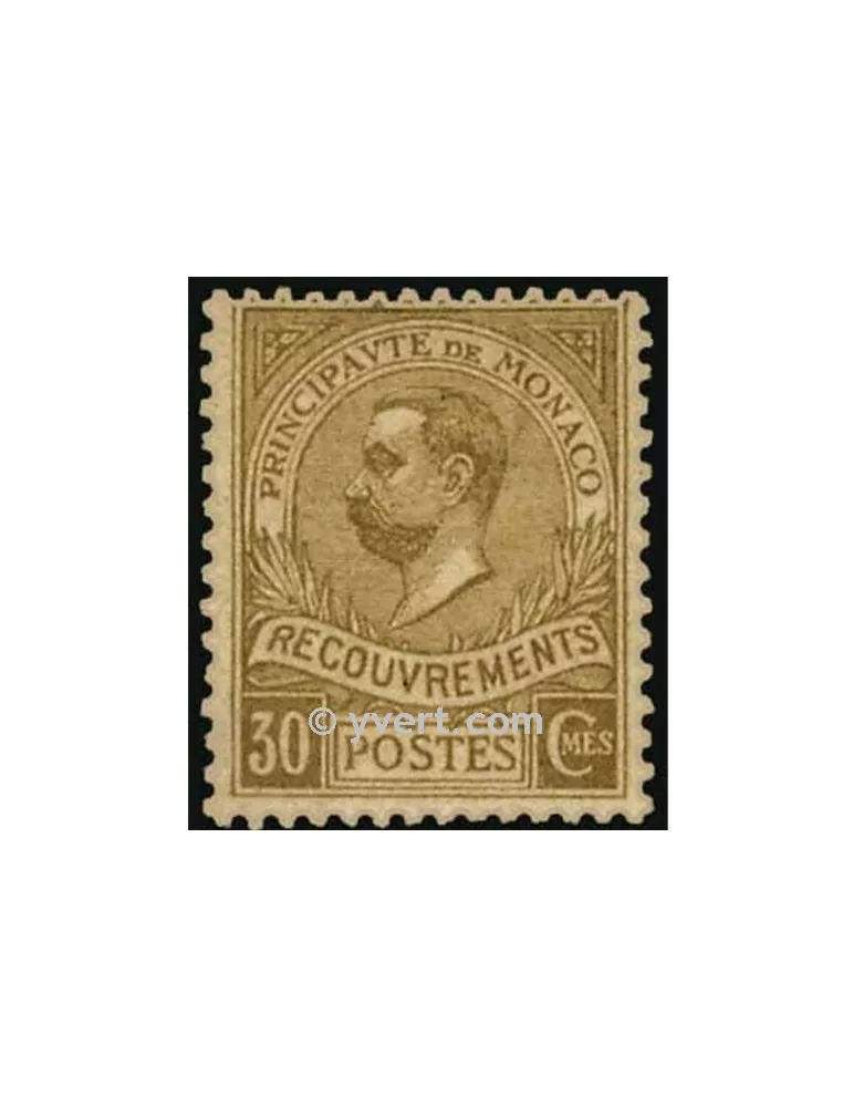 n° 10 - Timbre Monaco Taxe