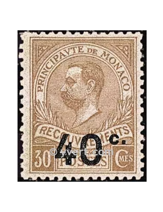 n° 12 - Timbre Monaco Taxe