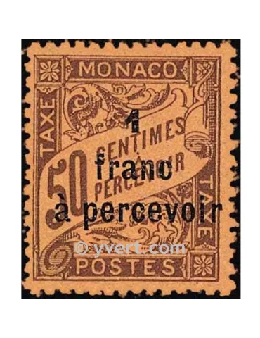 n° 17 - Timbre Monaco Taxe 2