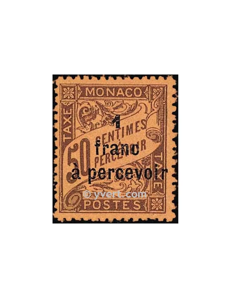 n° 17 - Timbre Monaco Taxe
