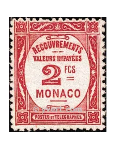 n° 28 - Timbre Monaco Taxe 2