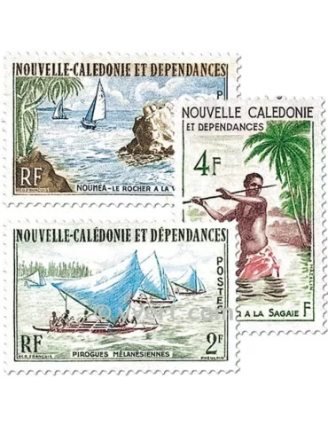 n° 302/304 - Timbre Nelle-Calédonie Poste 2