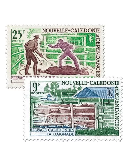n° 356/357 - Timbre Nelle-Calédonie Poste
