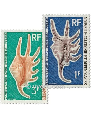 n° 379/380 - Timbre Nelle-Calédonie Poste 2