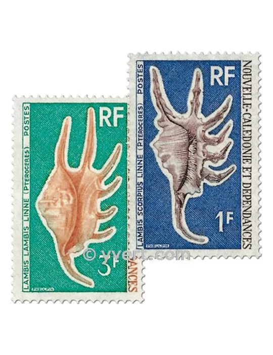 n° 379/380 - Timbre Nelle-Calédonie Poste
