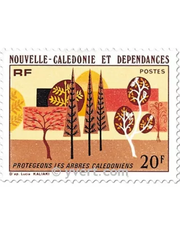 n° 412 - Timbre Nelle-Calédonie Poste 2
