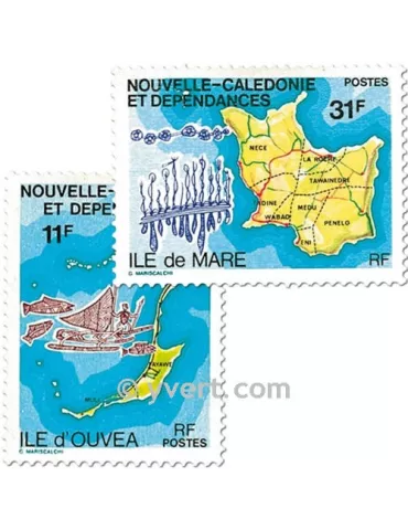 n° 426/427 - Timbre Nelle-Calédonie Poste 2