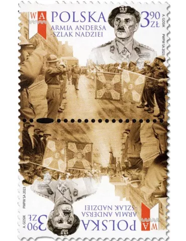 n° 5048 (2 n° 5048 se tenant tête-bêche) - Timbre POLOGNE Poste