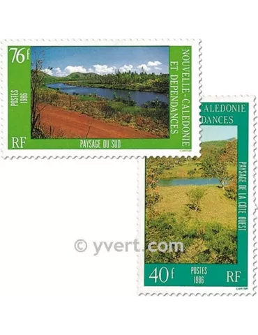 n° 525/526 - Timbre Nelle-Calédonie Poste 2