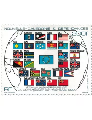 n° 544 - Timbre Nelle-Calédonie Poste 2