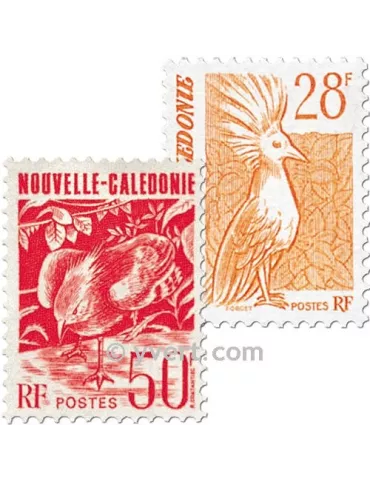 n° 587/588 - Timbre Nelle-Calédonie Poste 2