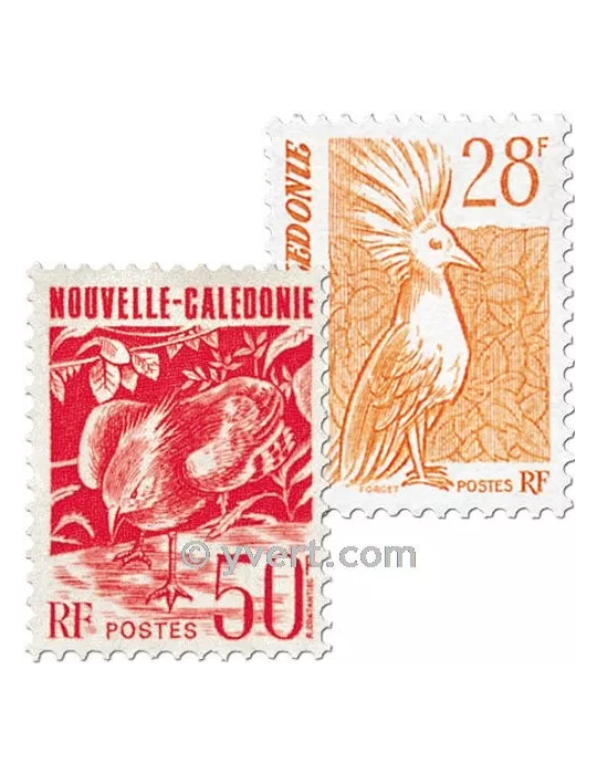 n° 587/588 - Timbre Nelle-Calédonie Poste