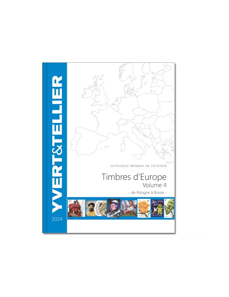 EUROPE Volume 4 - 2024 (Catalogue des timbres des pays d´Europe de P à R)