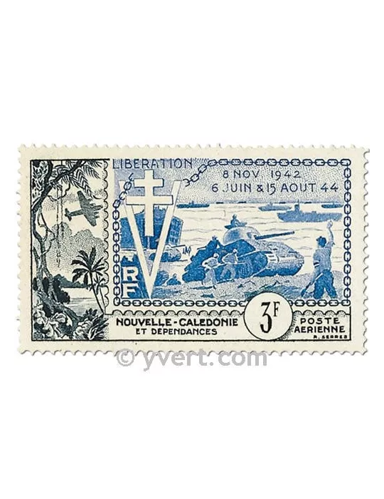 n° 65 - Timbre Nelle-Calédonie Poste aérienne