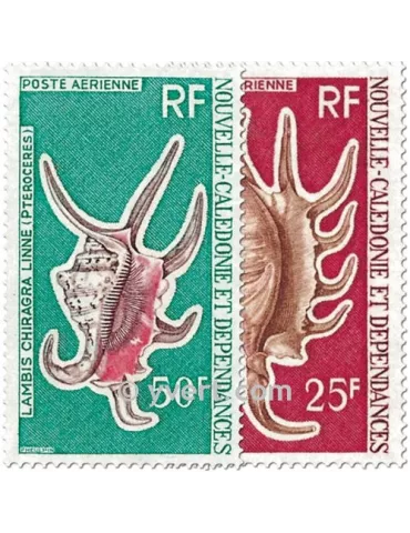 n° 129/130 - Timbre Nelle-Calédonie Poste aérienne 2