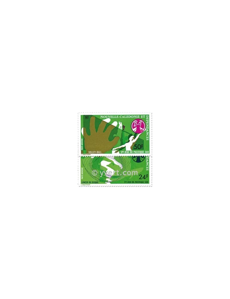 n° 167/168 - Timbre Nelle-Calédonie Poste aérienne