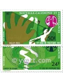 n° 167/168 - Timbre Nelle-Calédonie Poste aérienne