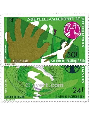 n° 167/168 - Timbre Nelle-Calédonie Poste aérienne 2