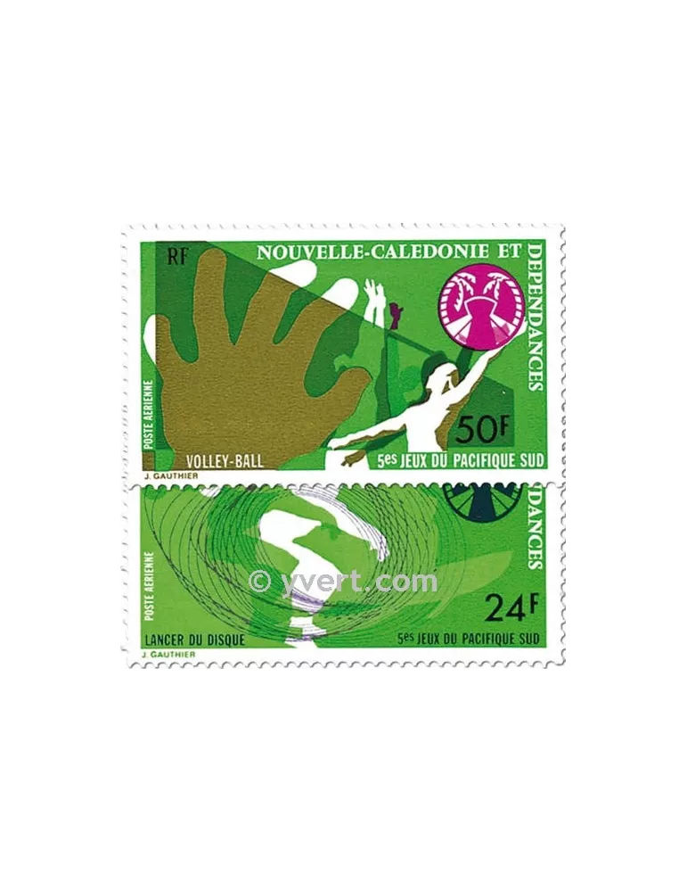 n° 167/168 - Timbre Nelle-Calédonie Poste aérienne