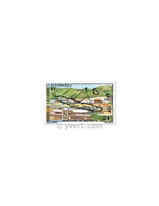 n° 179/180 - Timbre Nelle-Calédonie Poste aérienne