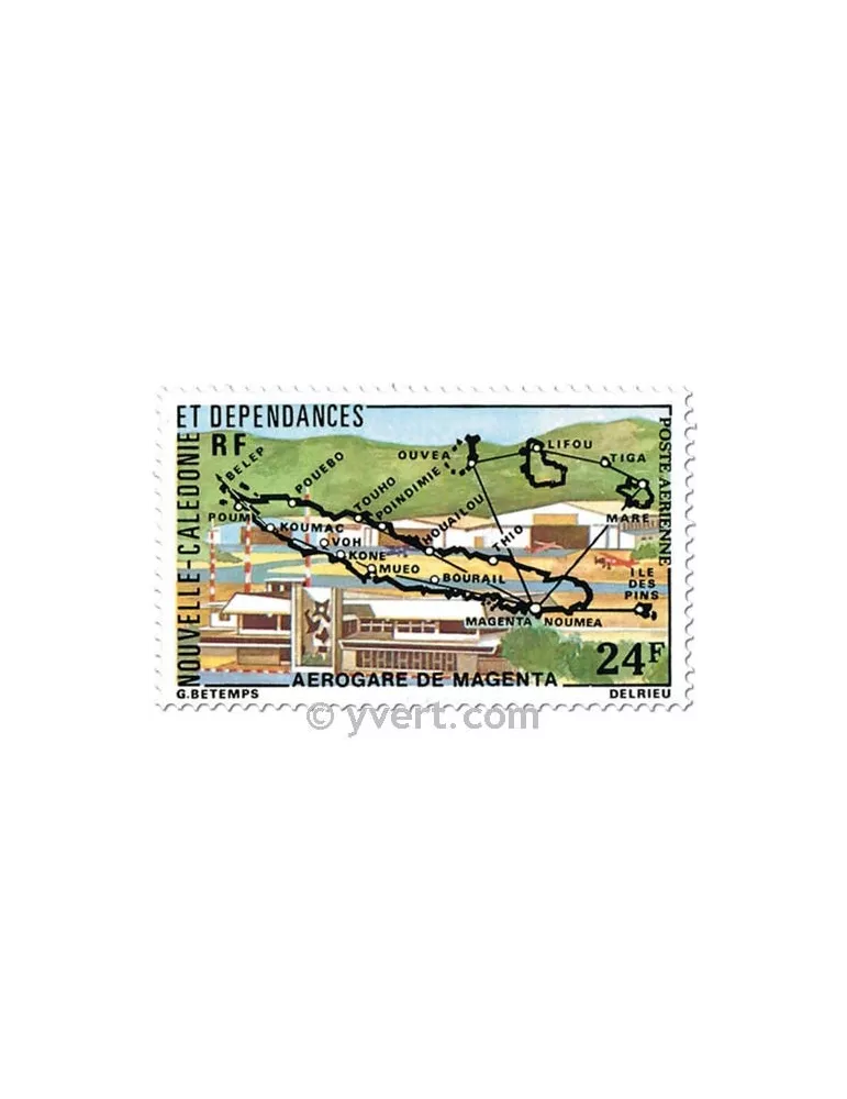 n° 179/180 - Timbre Nelle-Calédonie Poste aérienne