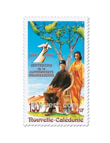 n° 334 - Timbre Nelle-Calédonie Poste aérienne 2