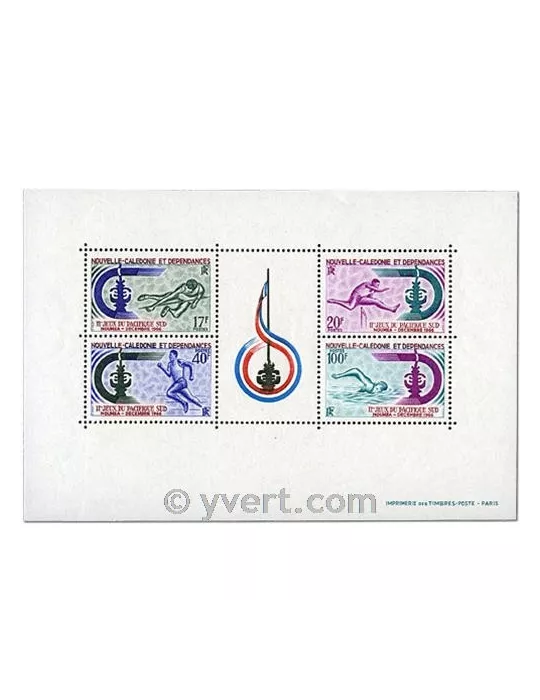 n° 3 - Timbre Nelle-Calédonie Bloc et feuillets