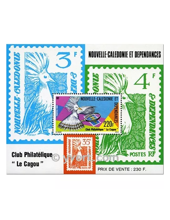 n° 7 - Timbre Nelle-Calédonie Bloc et feuillets