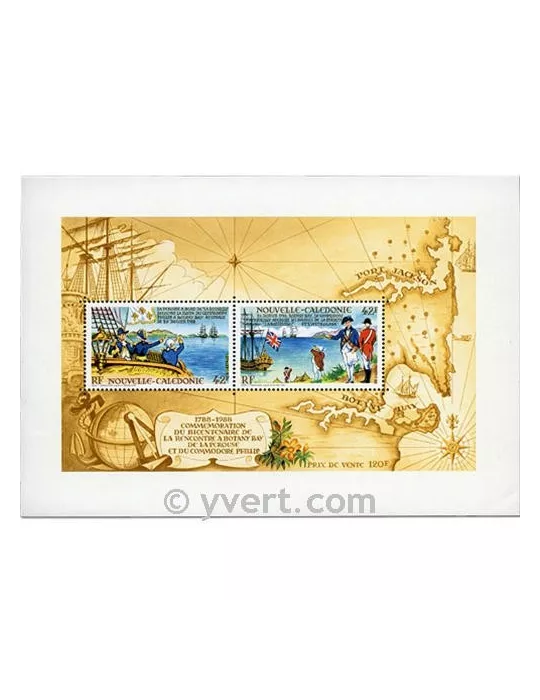 n° 8 - Timbre Nelle-Calédonie Bloc et feuillets