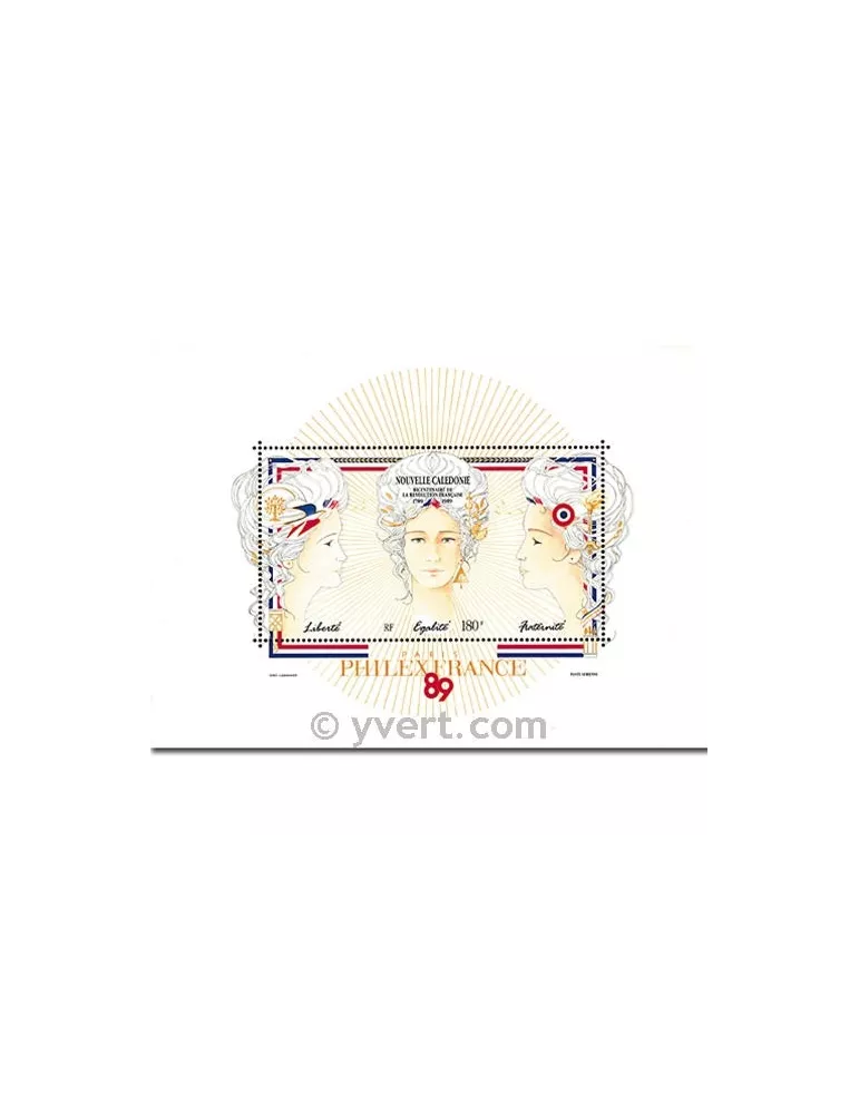 n° 9 - Timbre Nelle-Calédonie Bloc et feuillets