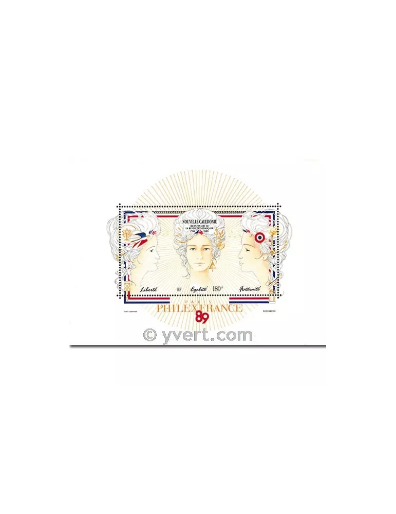 n° 9 - Timbre Nelle-Calédonie Bloc et feuillets