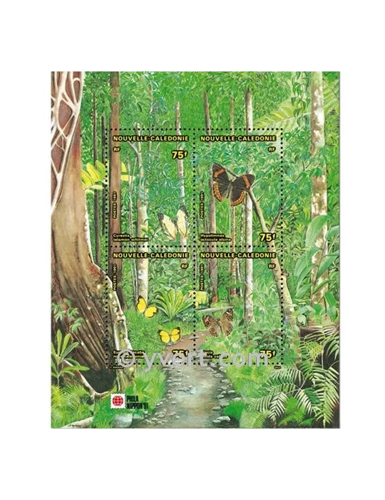 n° 11 - Timbre Nelle-Calédonie Bloc et feuillets