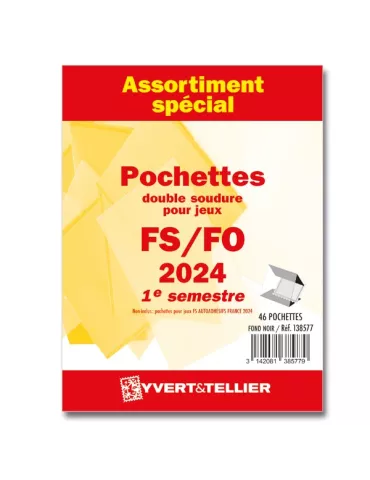 Assortiment de pochettes (double soudure) : 2024-1er semestre