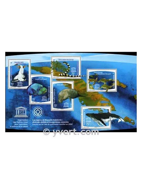 n° 39 - Timbre Nelle-Calédonie Bloc et feuillets