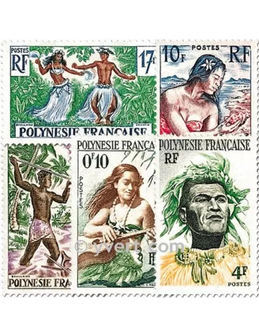 n° 1/11 - Timbre Polynésie Poste 2