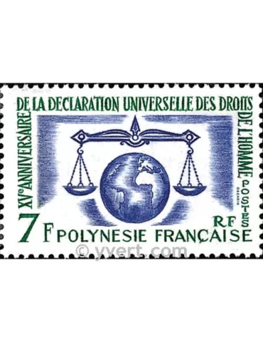 n° 25 - Timbre Polynésie Poste 2