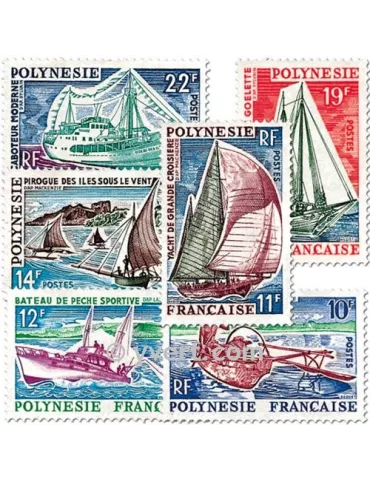 n° 36/41 - Timbre Polynésie Poste 2