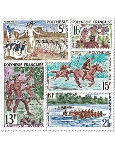 n° 47/51 - Timbre Polynésie Poste 2
